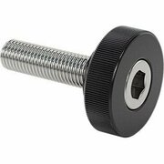 BSC PREFERRED Plastic-Head Thumb Screw with Hex Drive 5/16-24 Thread Size 1-1/8 Long, 5PK 98704A920